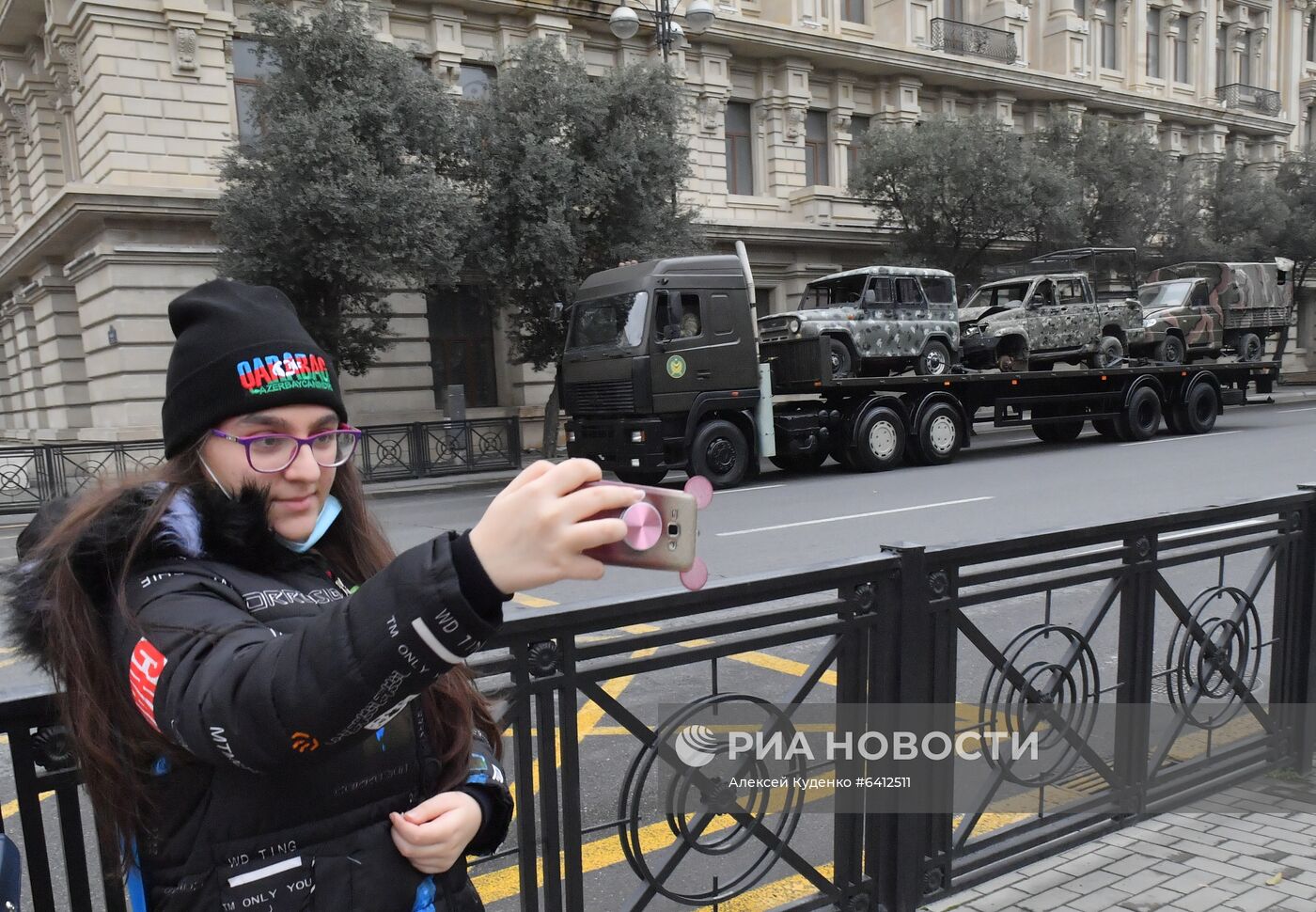 Репетиция военного парада в Баку