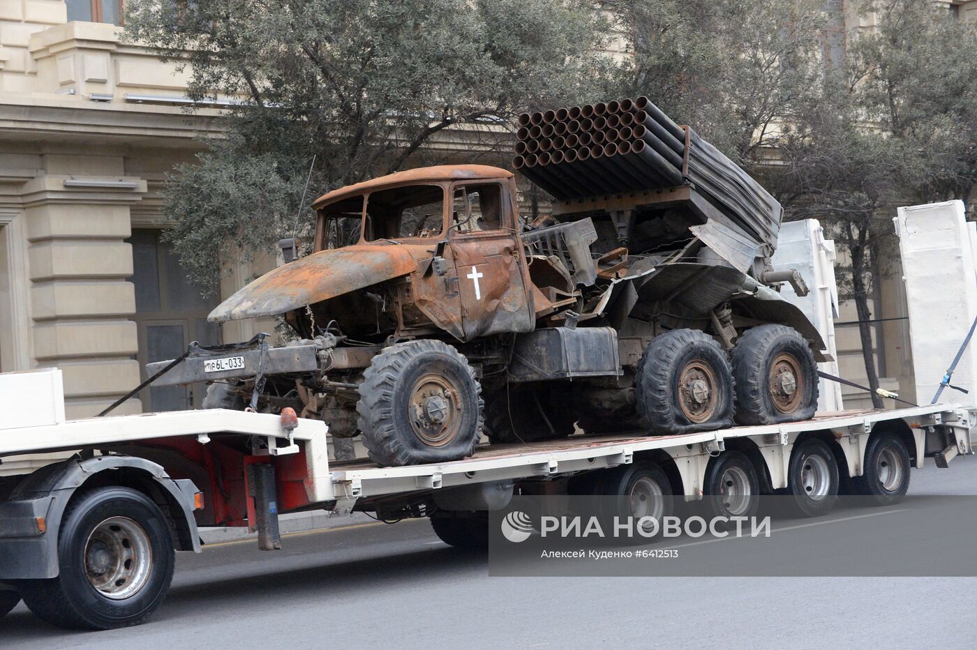 Репетиция военного парада в Баку