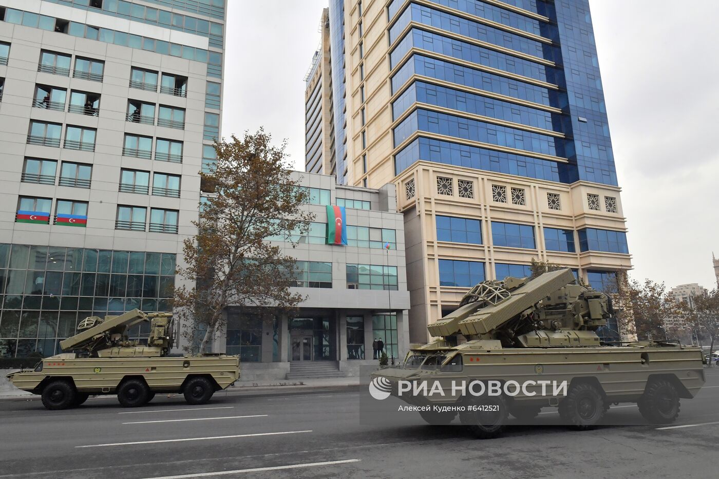 Репетиция военного парада в Баку