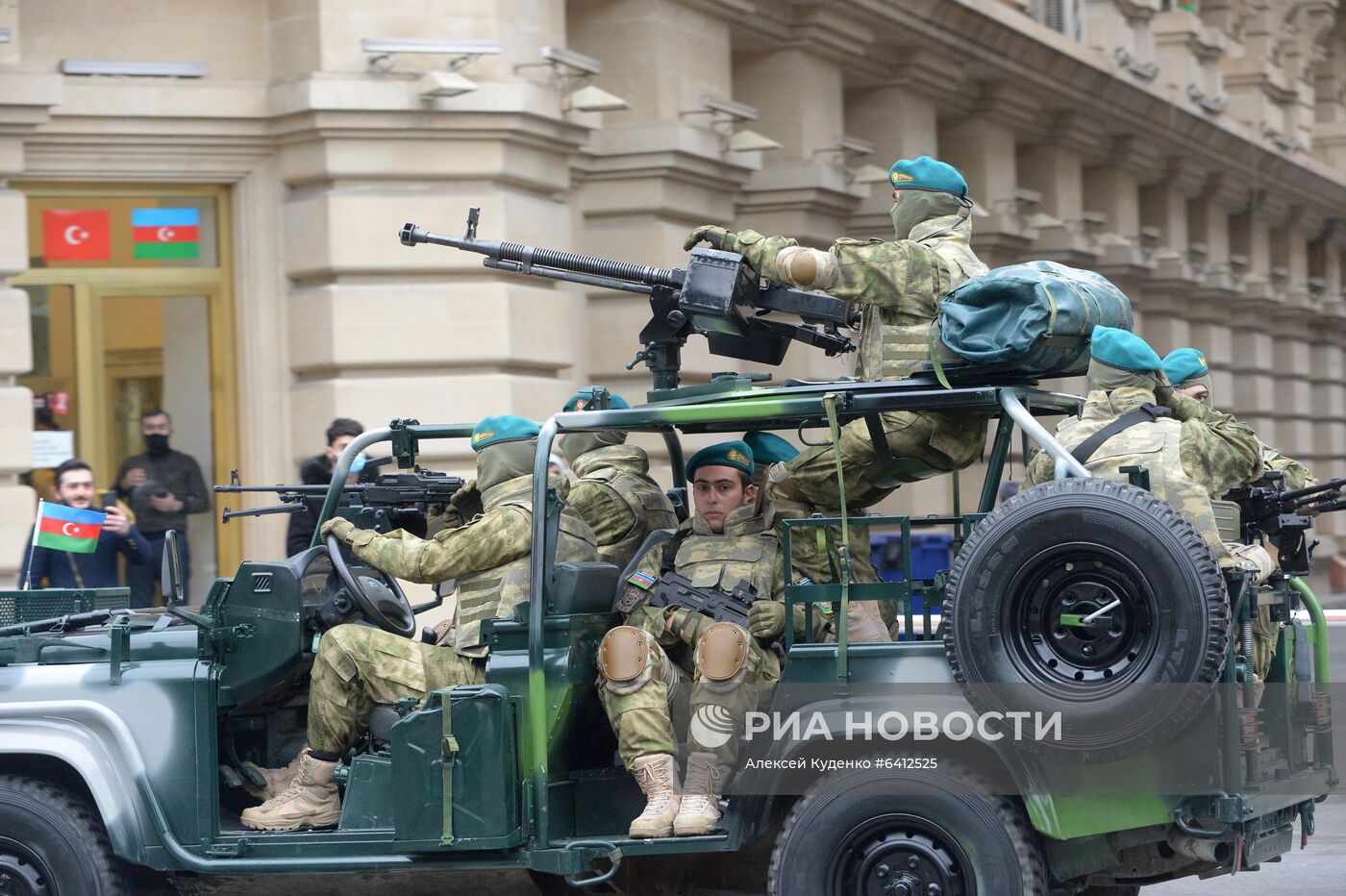 Репетиция военного парада в Баку