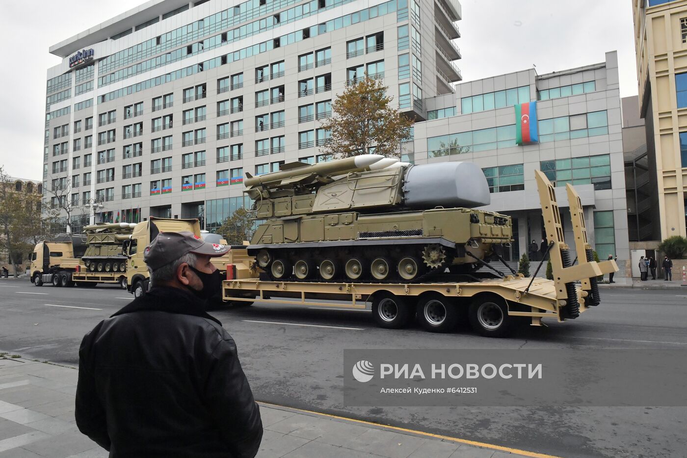 Репетиция военного парада в Баку