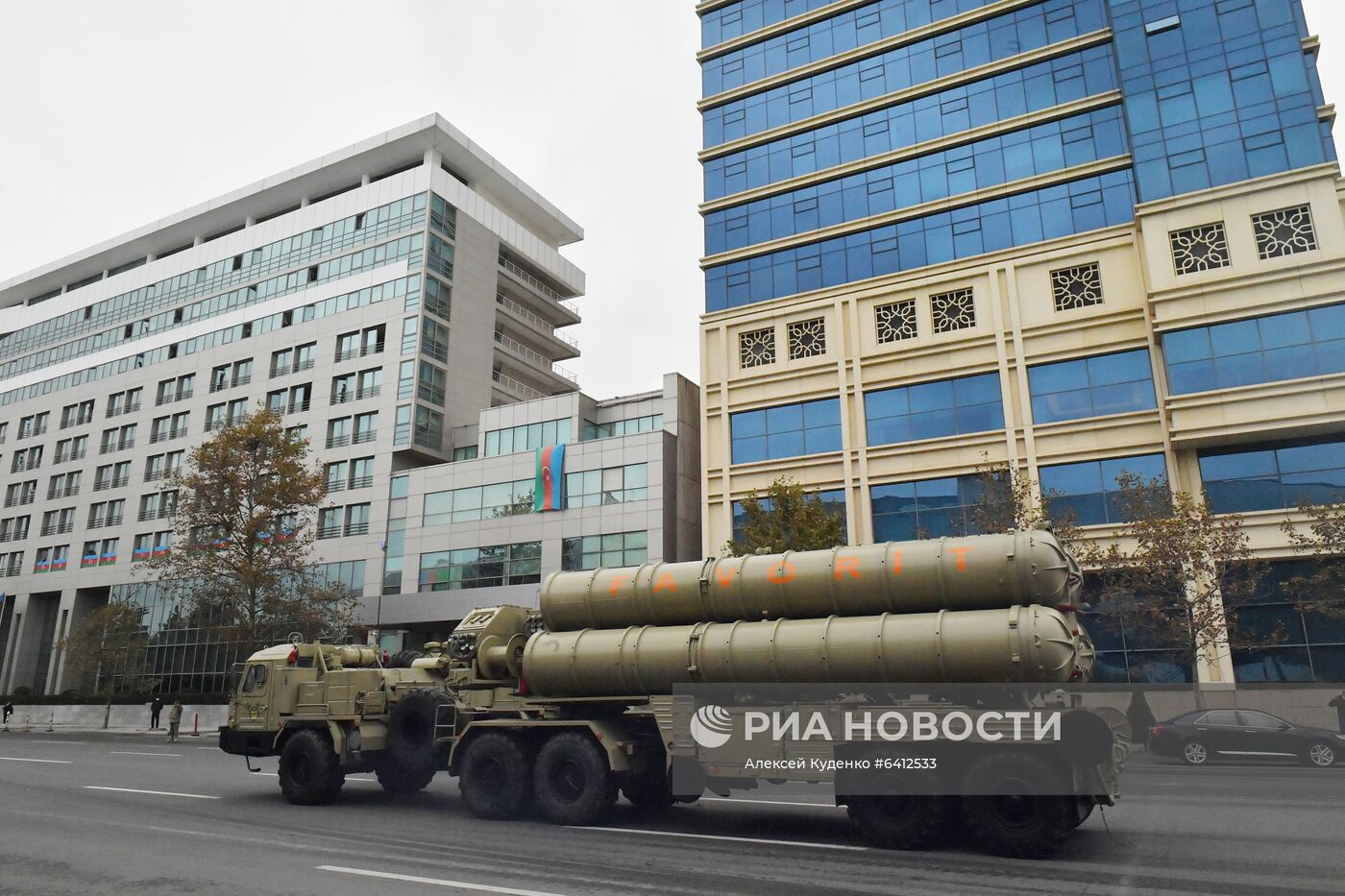 Репетиция военного парада в Баку