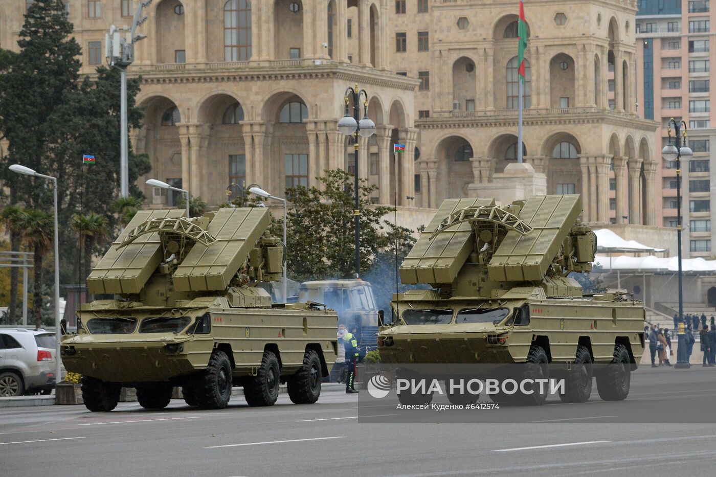 Репетиция военного парада в Баку