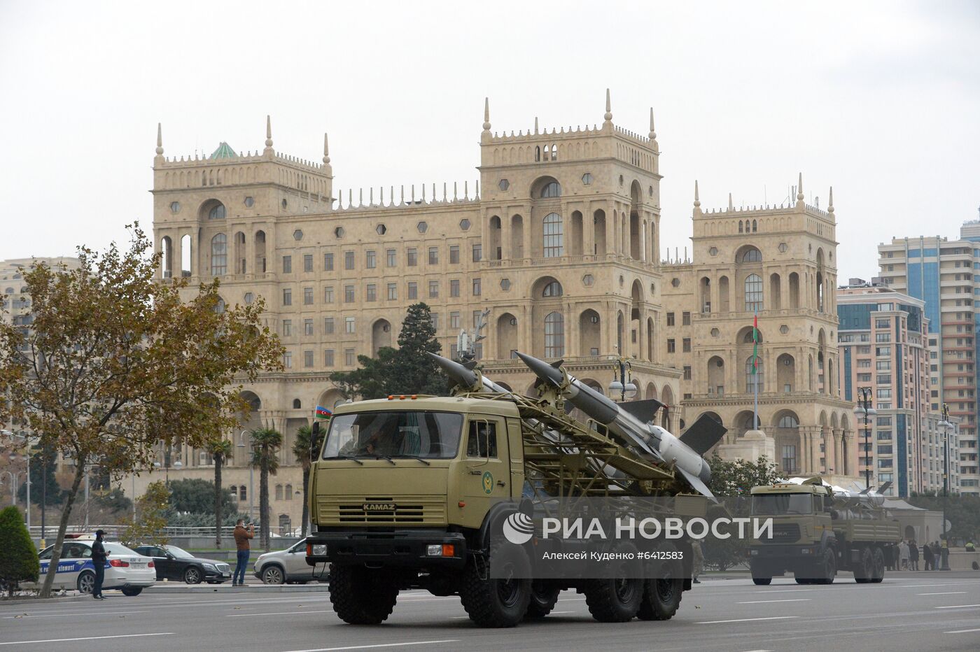 Репетиция военного парада в Баку