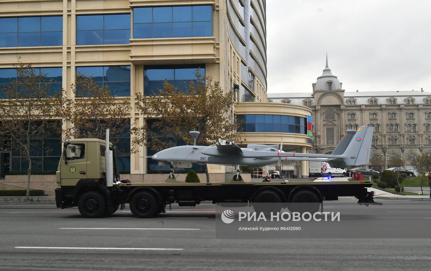 Репетиция военного парада в Баку