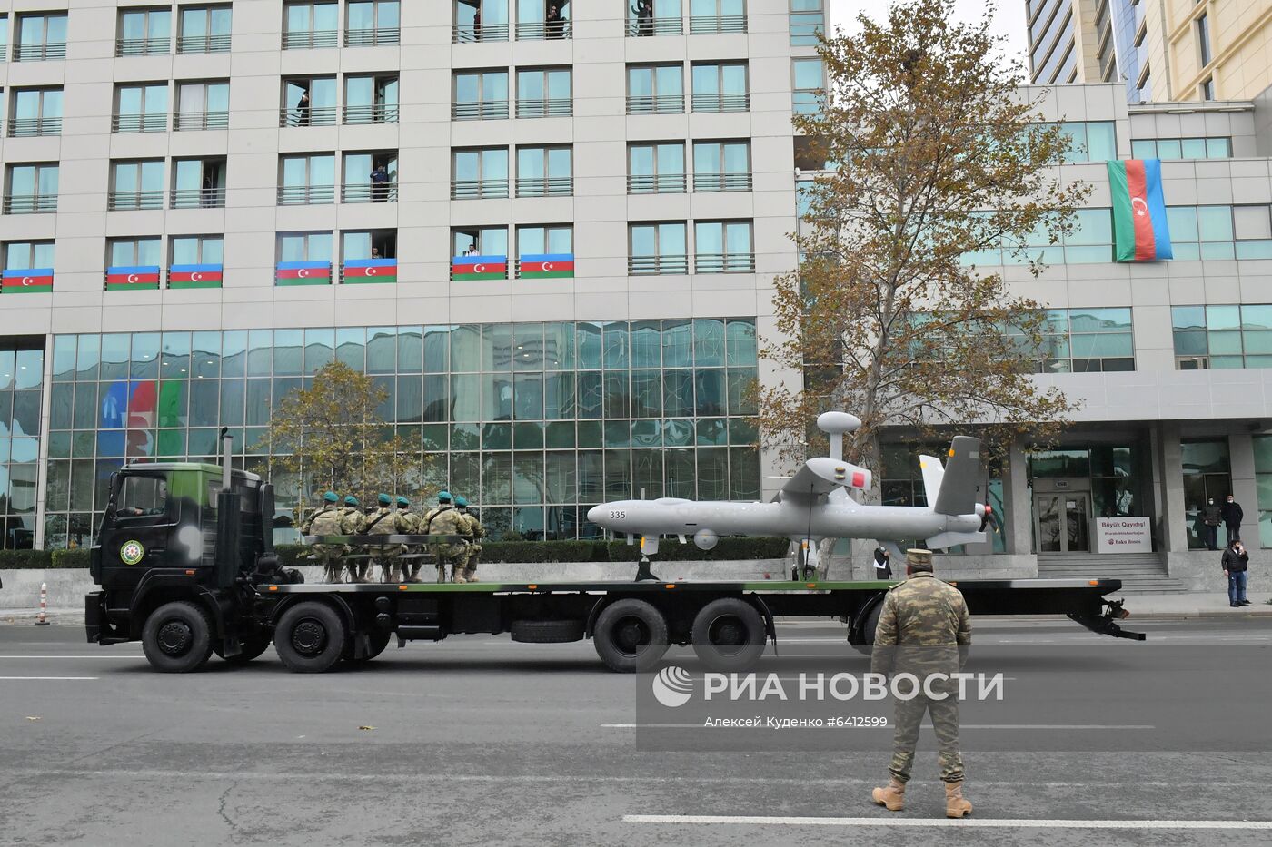 Репетиция военного парада в Баку