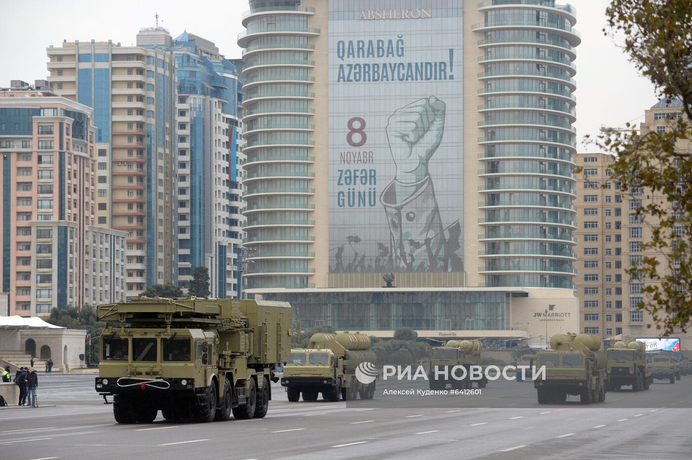 Репетиция военного парада в Баку