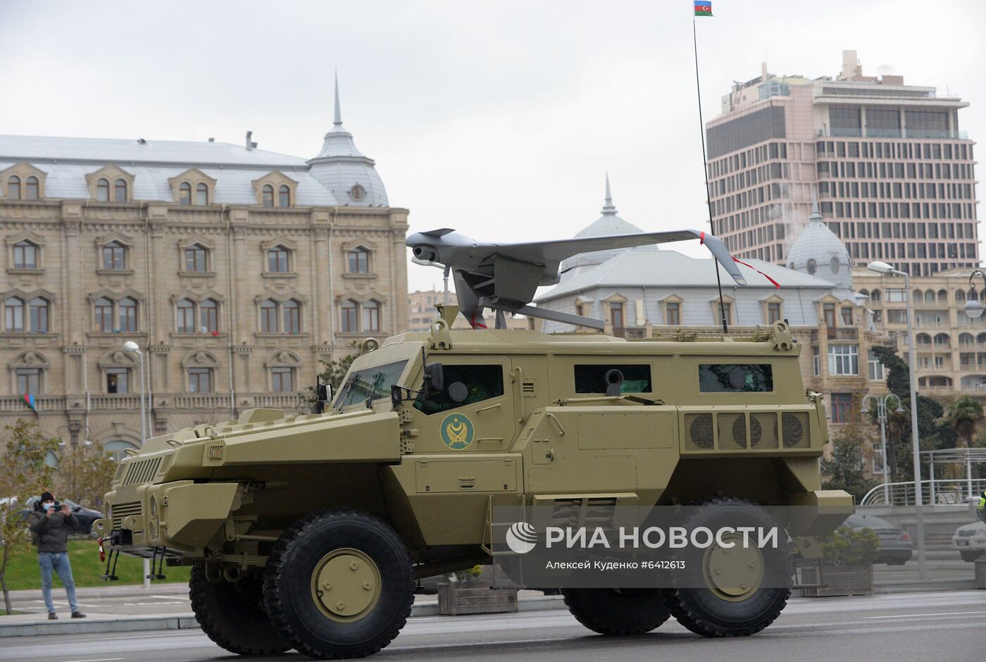 Репетиция военного парада в Баку