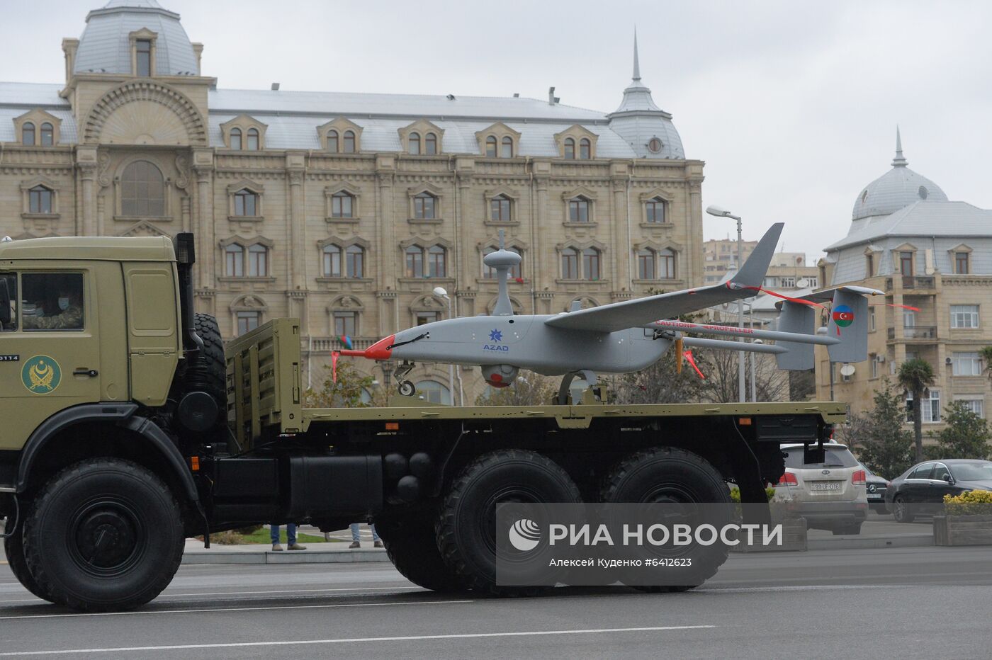 Репетиция военного парада в Баку