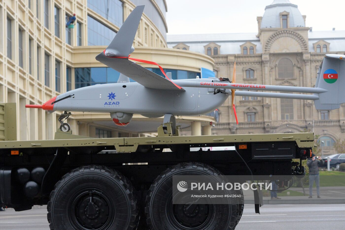 Репетиция военного парада в Баку