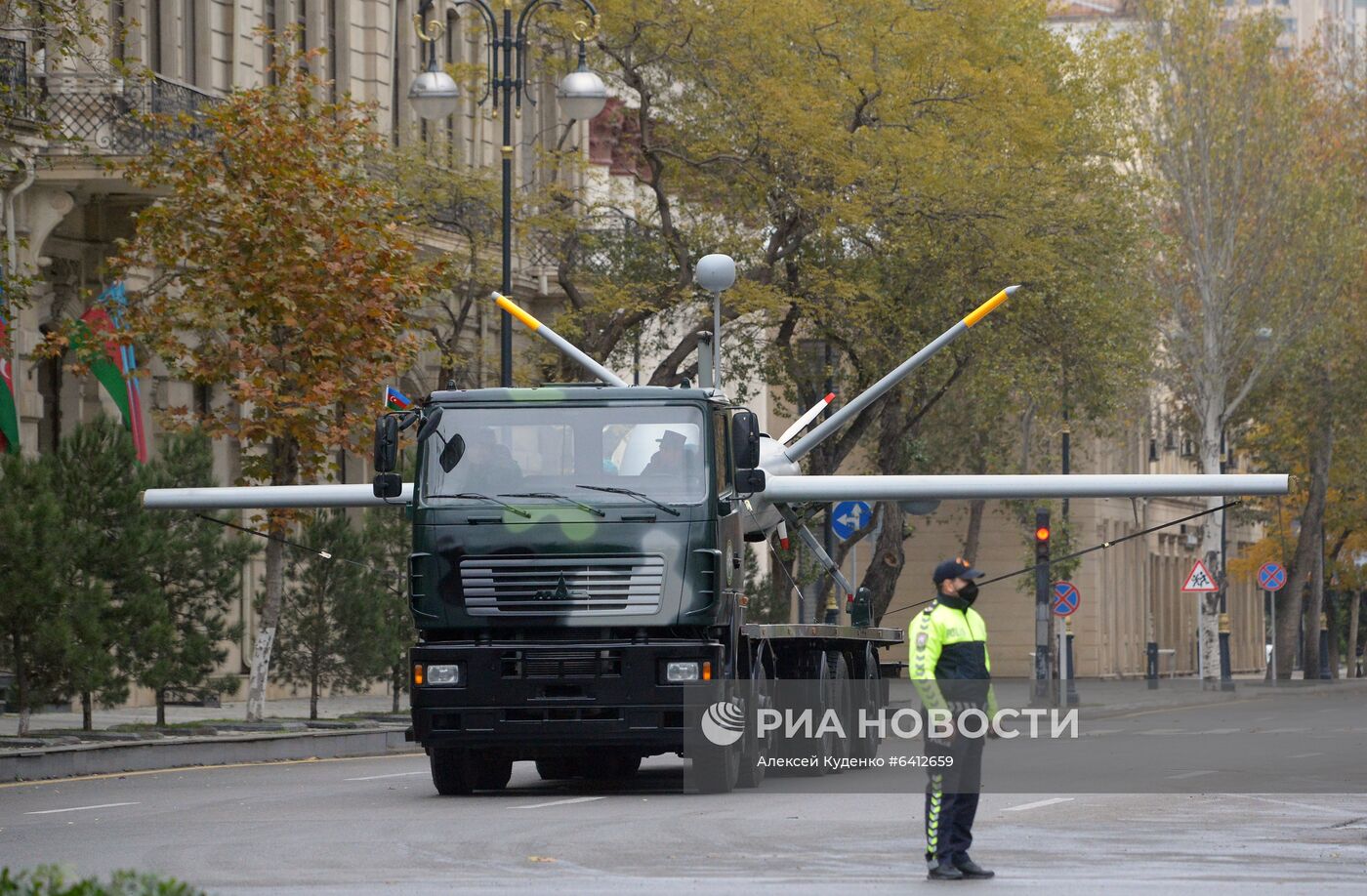 Репетиция военного парада в Баку