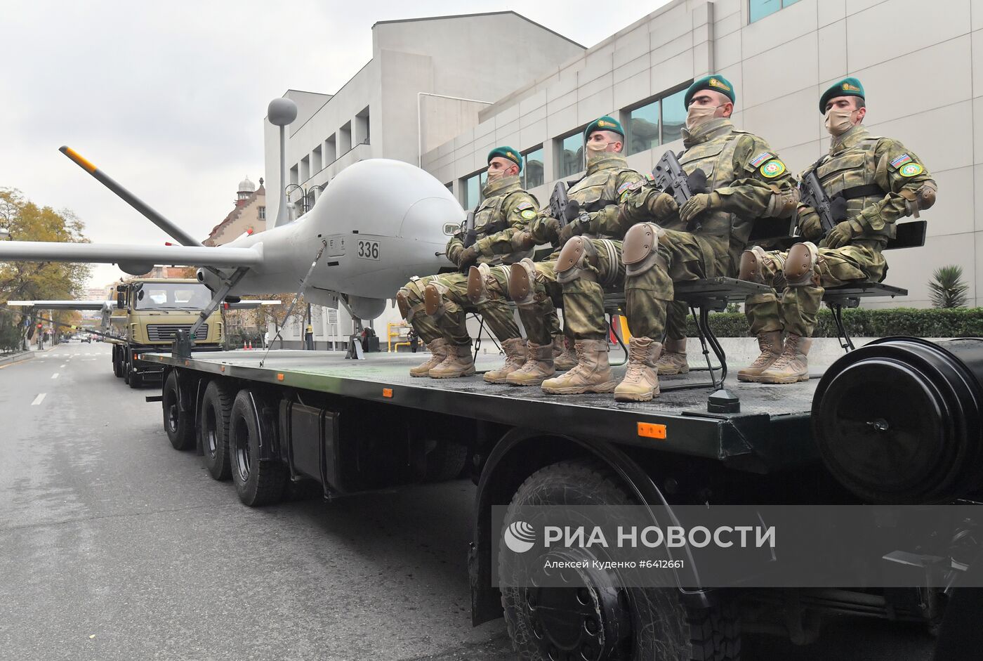 Репетиция военного парада в Баку