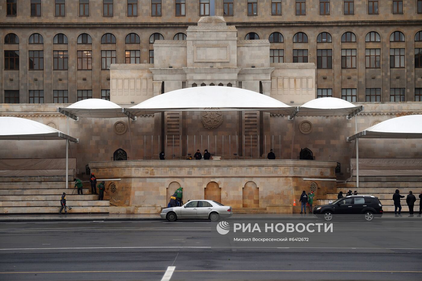 Репетиция военного парада в Баку