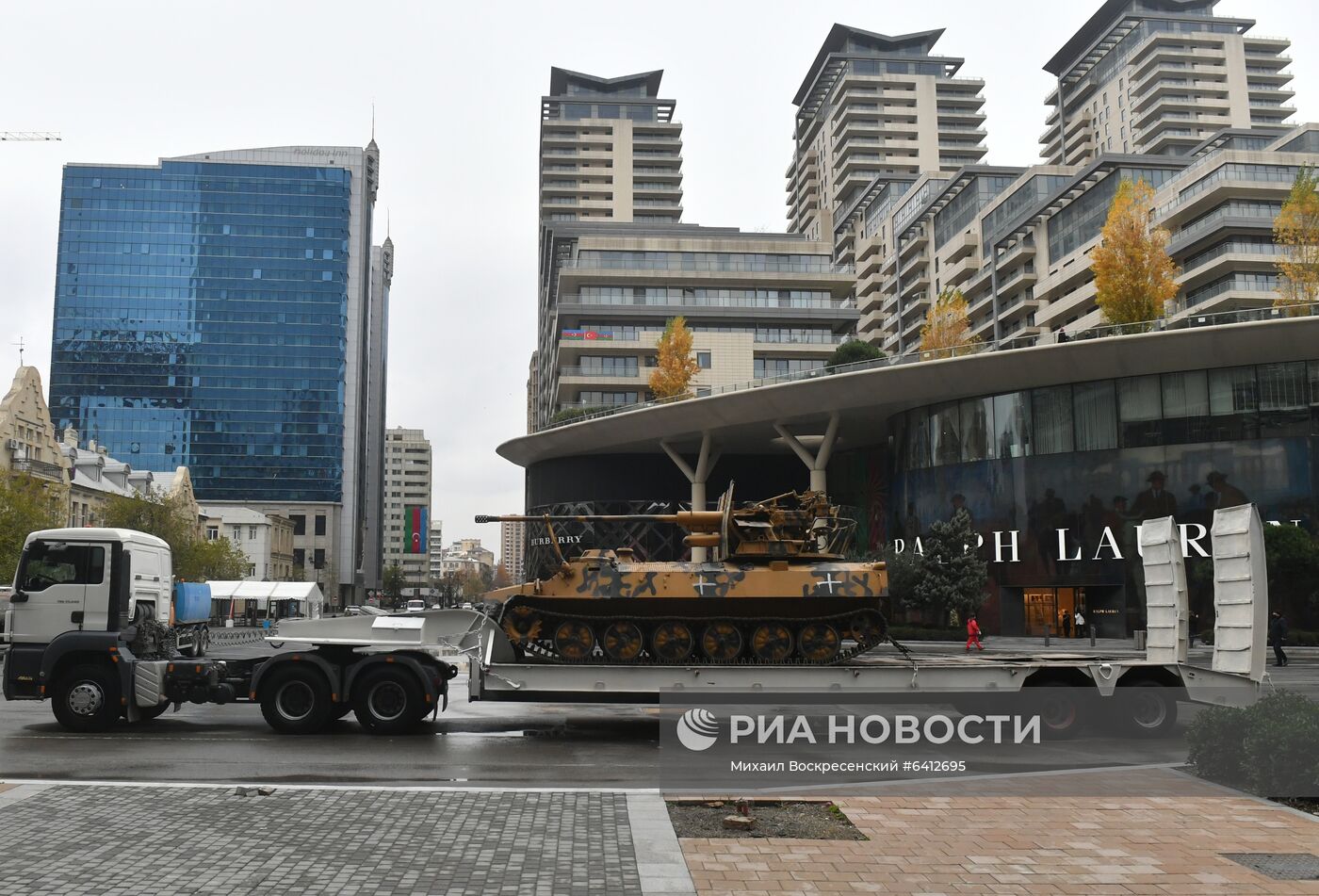 Репетиция военного парада в Баку