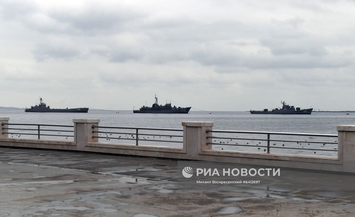 Репетиция военного парада в Баку