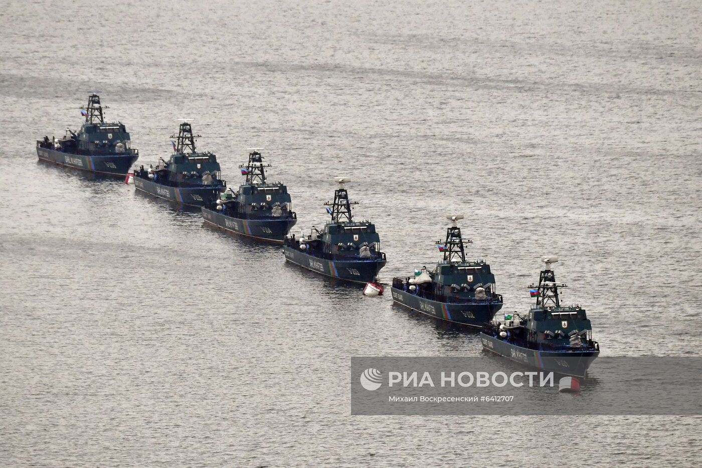 Репетиция военного парада в Баку