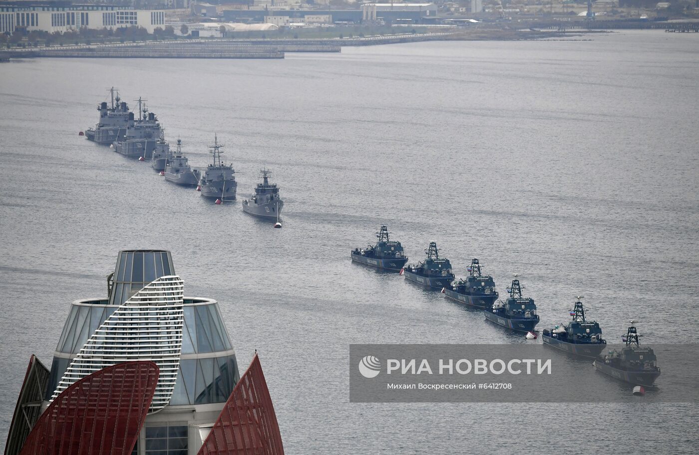 Репетиция военного парада в Баку