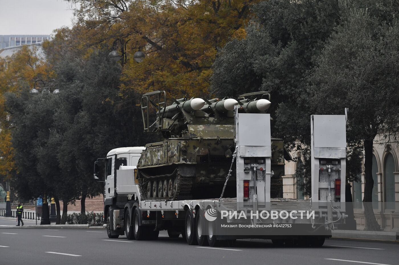 Репетиция военного парада в Баку