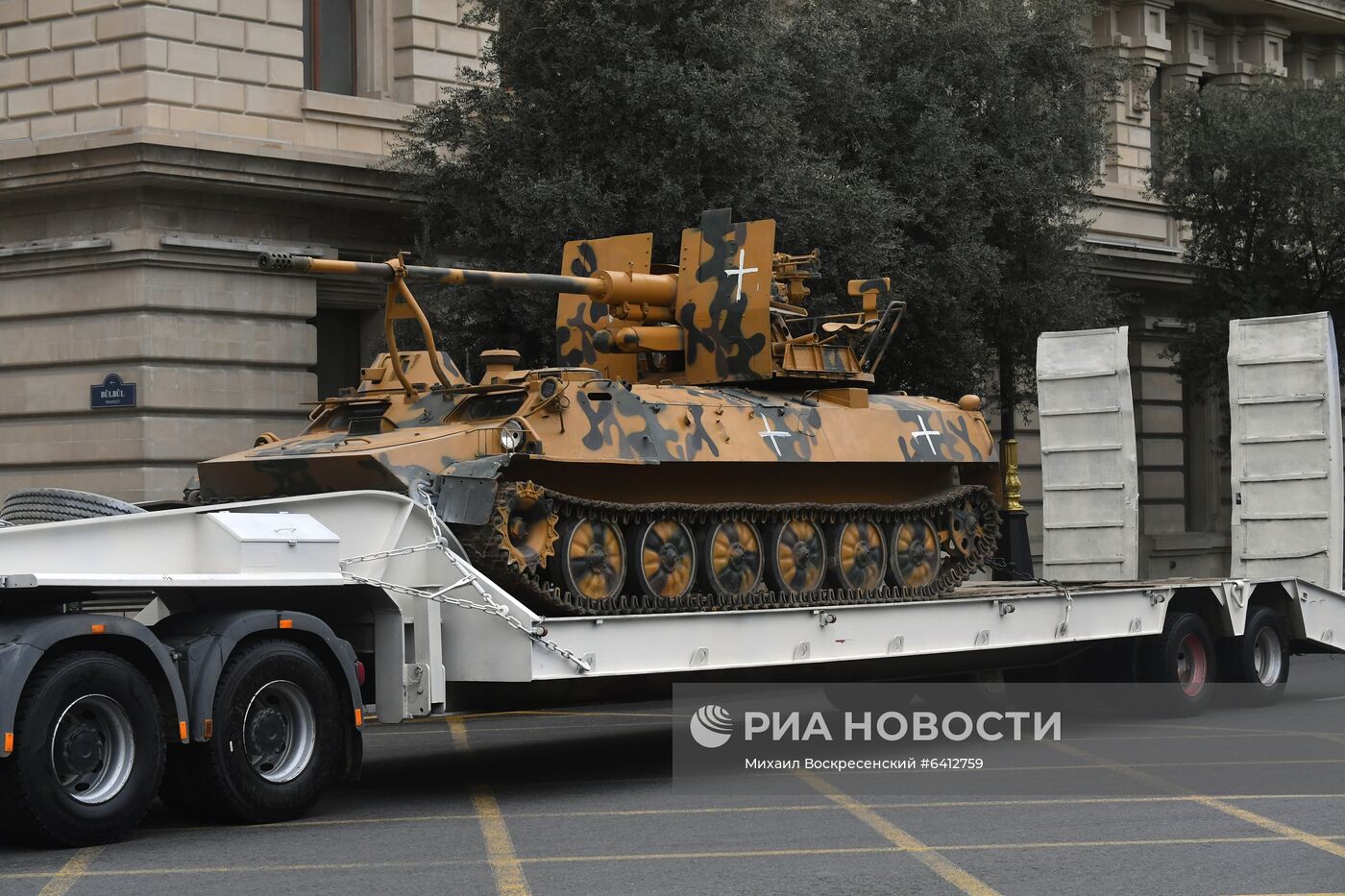 Репетиция военного парада в Баку