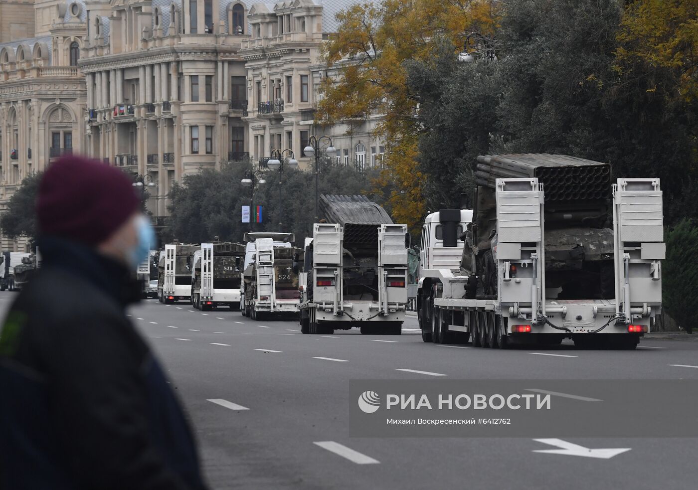 Репетиция военного парада в Баку