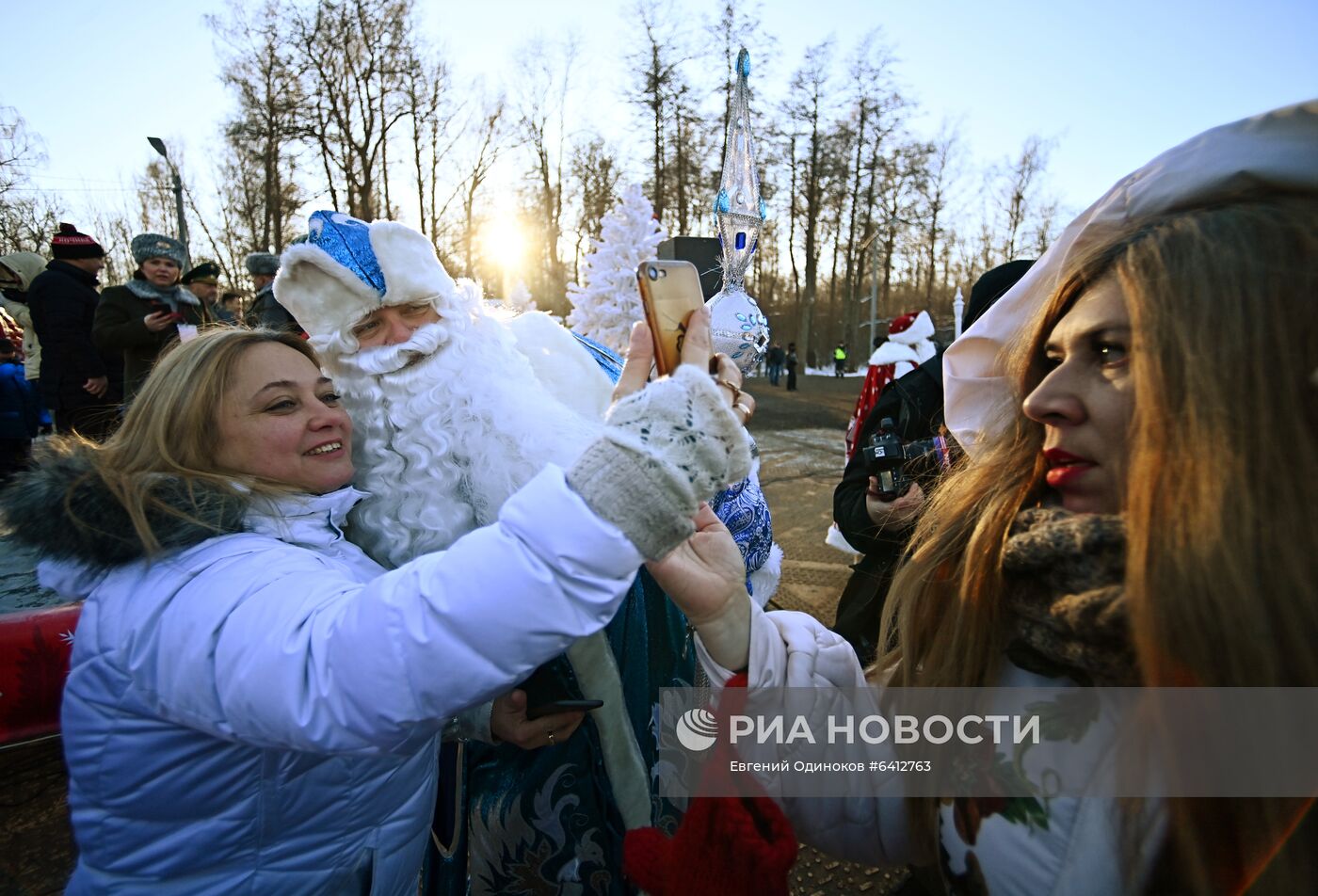 Рубка главной новогодней елки страны в Подмосковье