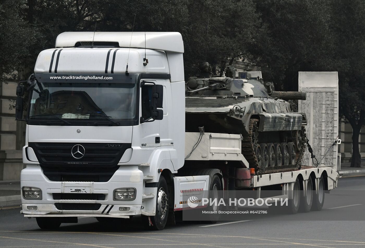 Репетиция военного парада в Баку