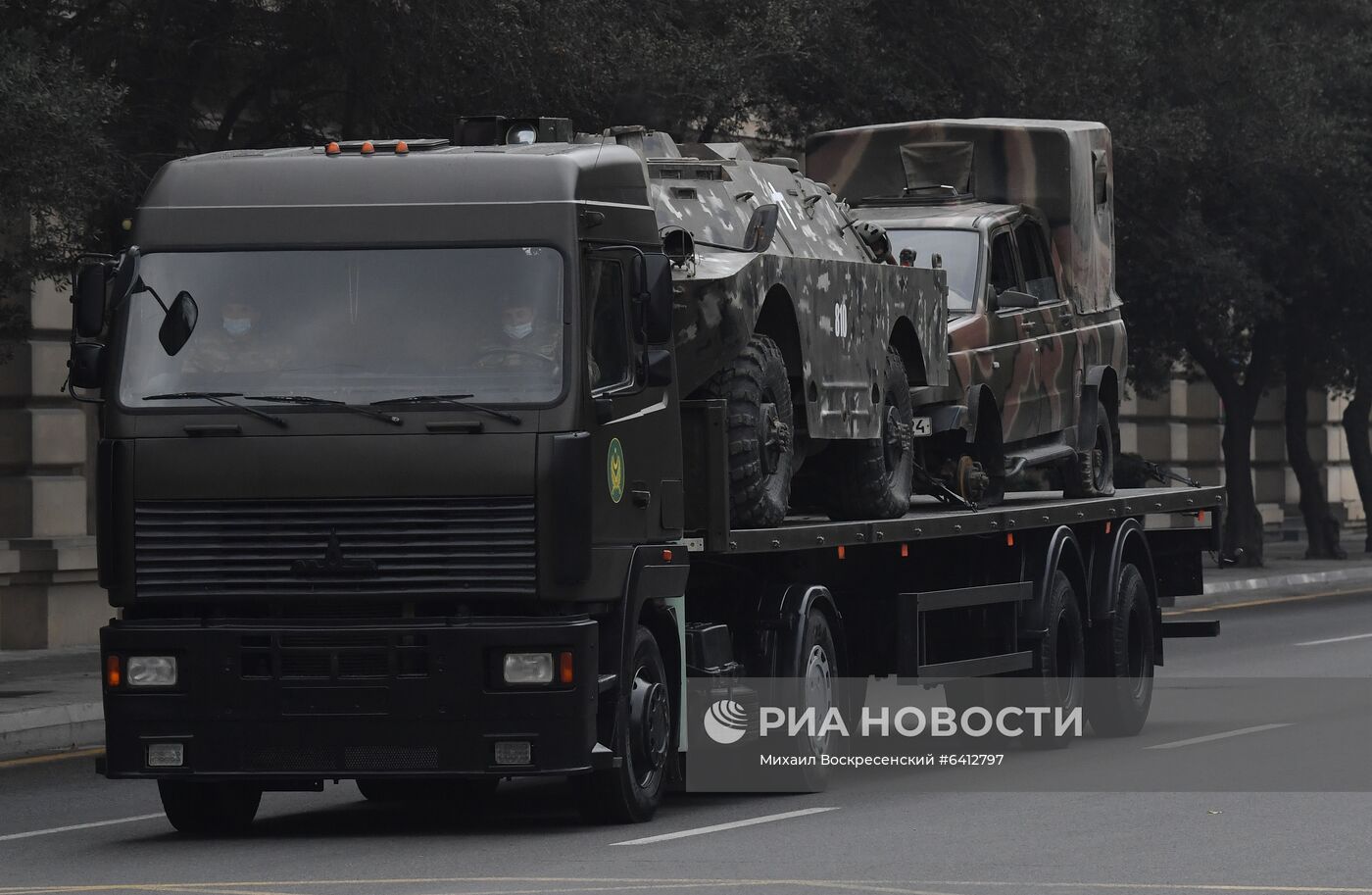 Репетиция военного парада в Баку