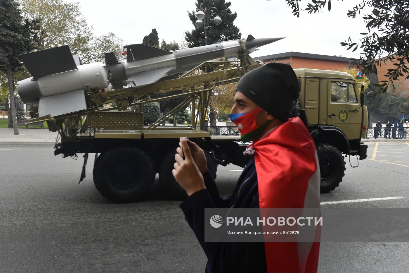 Репетиция военного парада в Баку