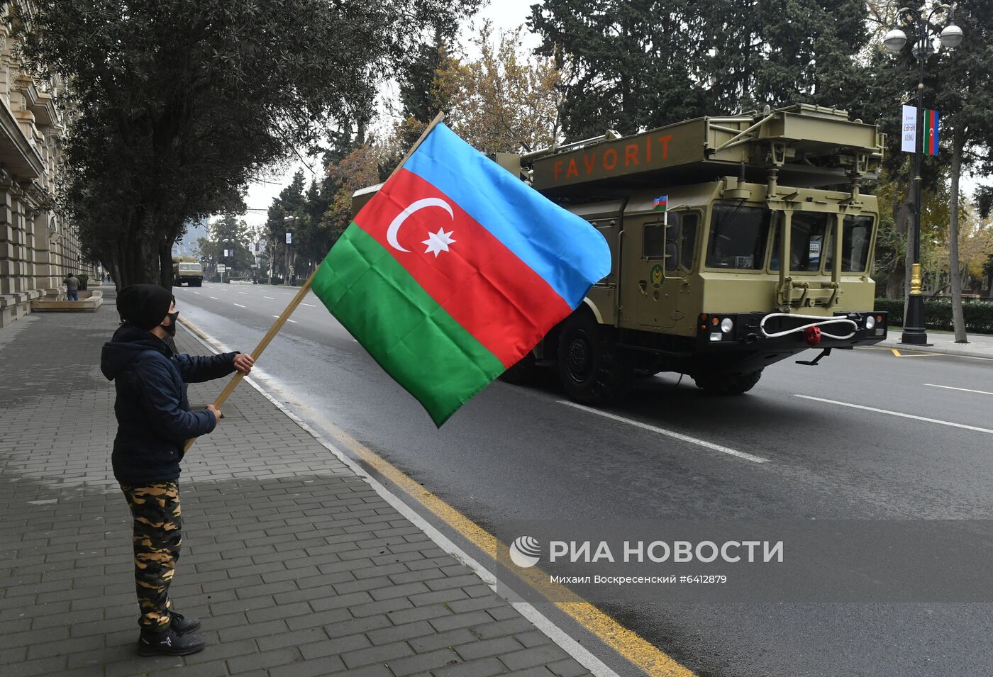 Репетиция военного парада в Баку