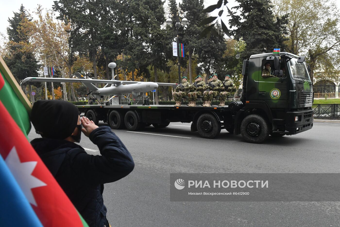 Репетиция военного парада в Баку