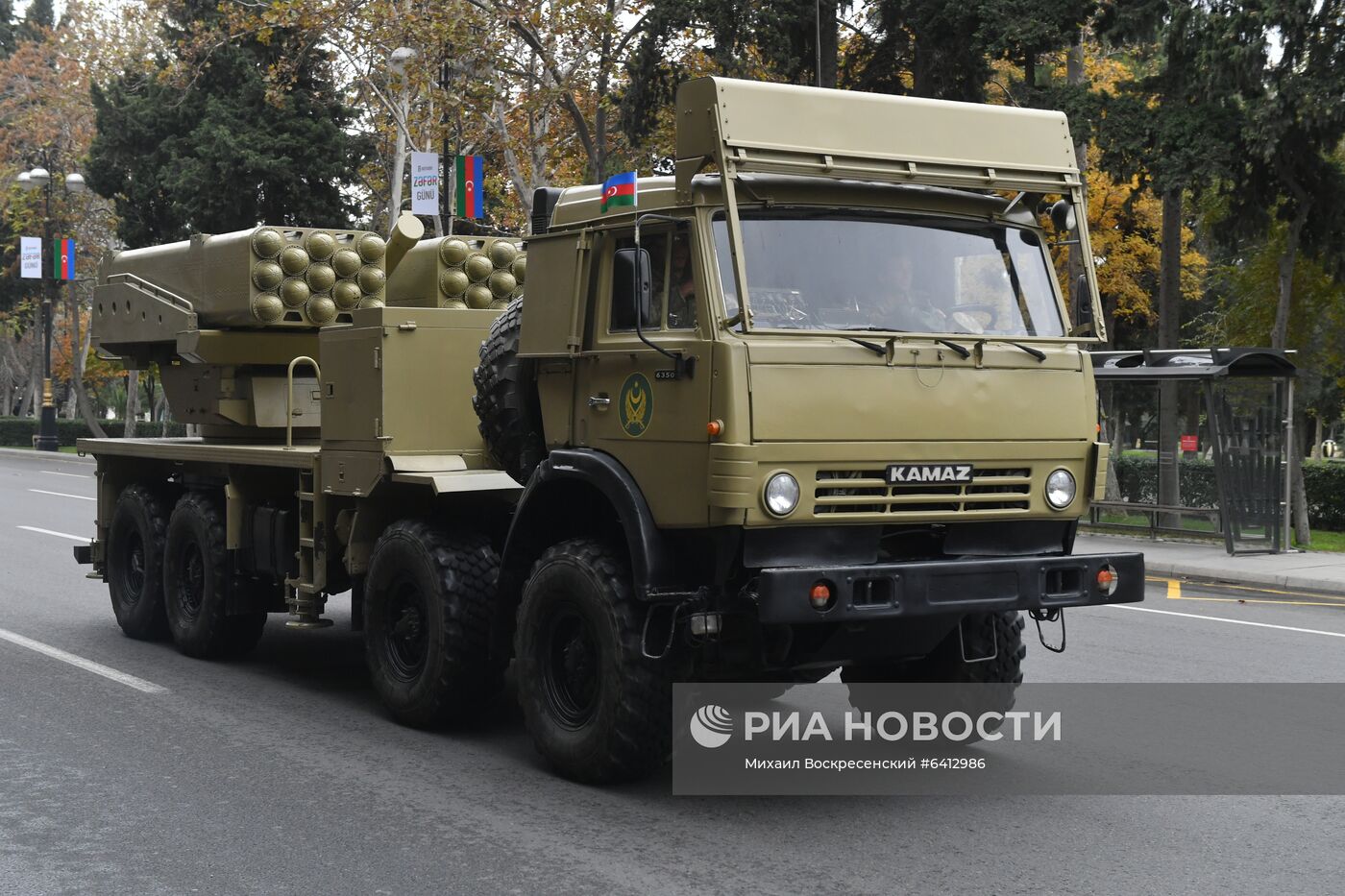 Репетиция военного парада в Баку