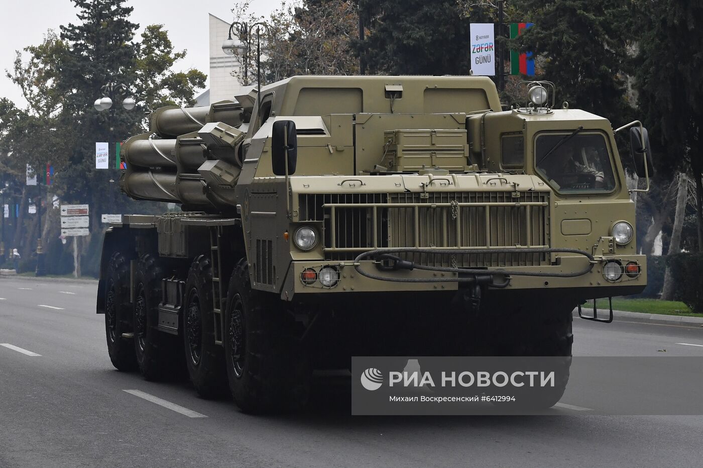 Репетиция военного парада в Баку