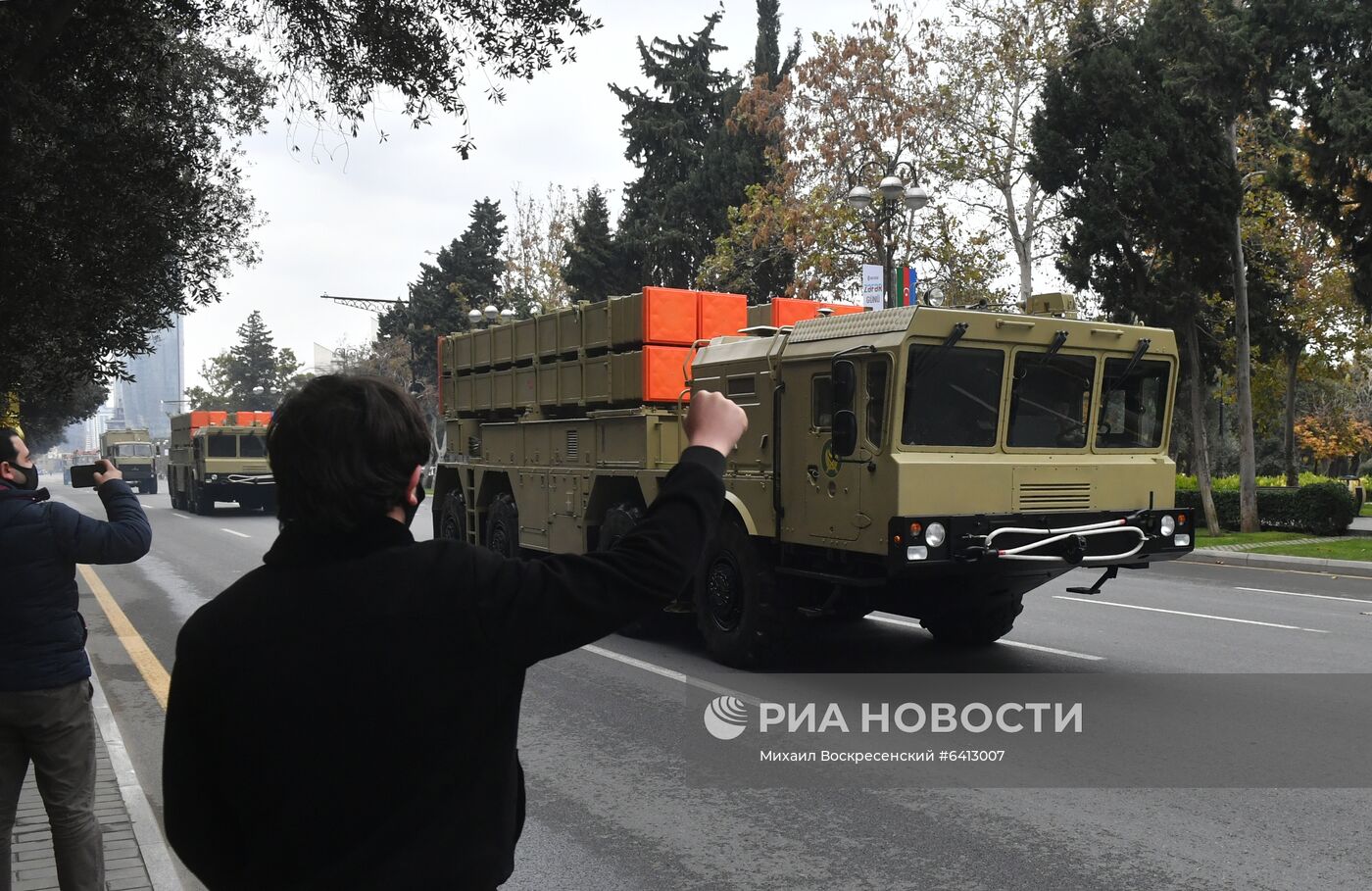 Репетиция военного парада в Баку