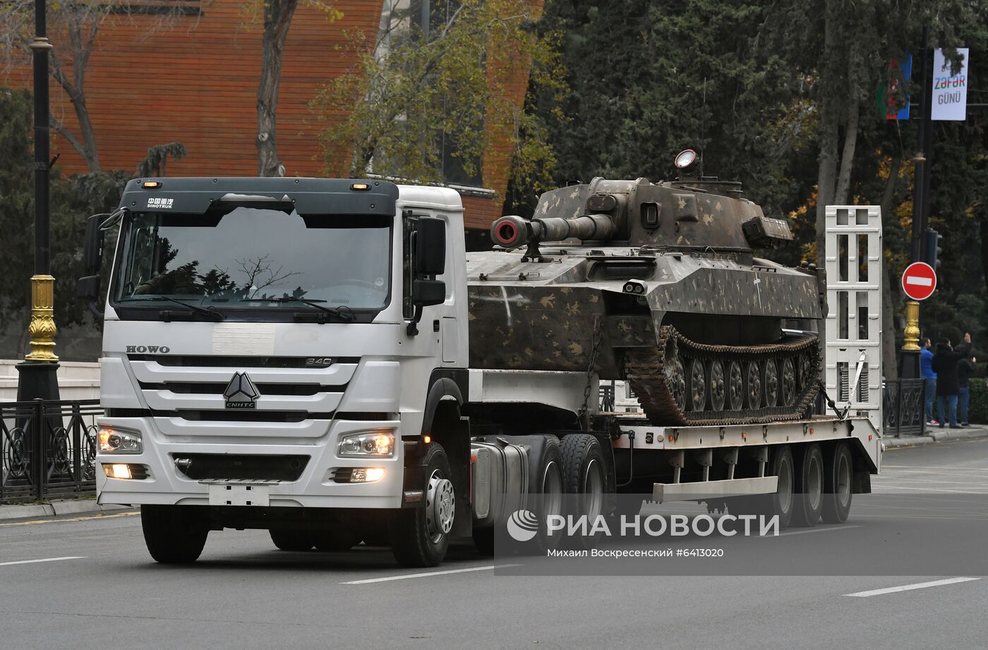 Репетиция военного парада в Баку