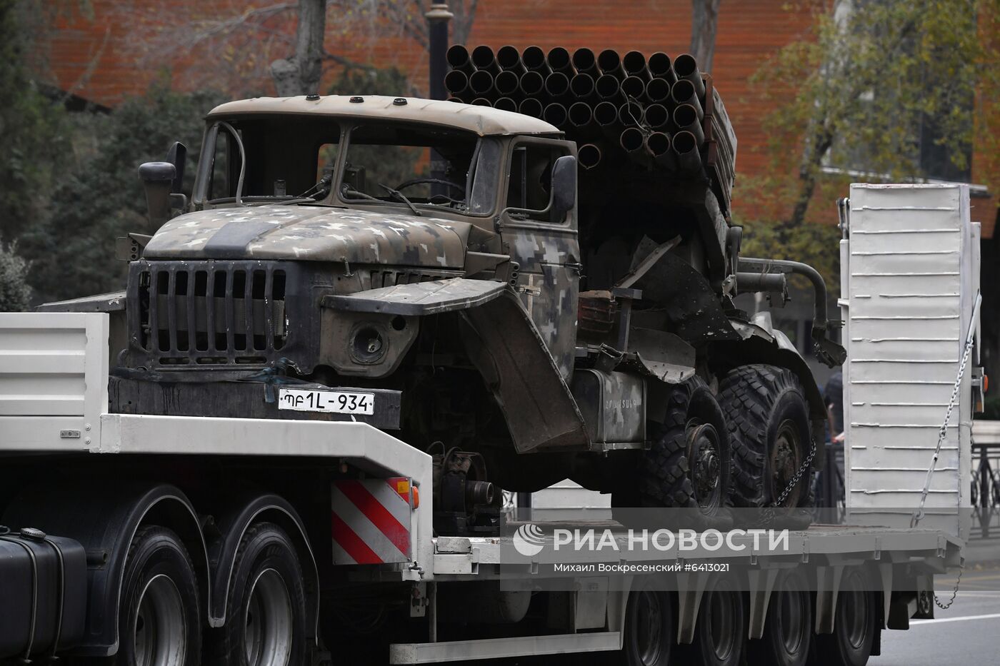 Репетиция военного парада в Баку