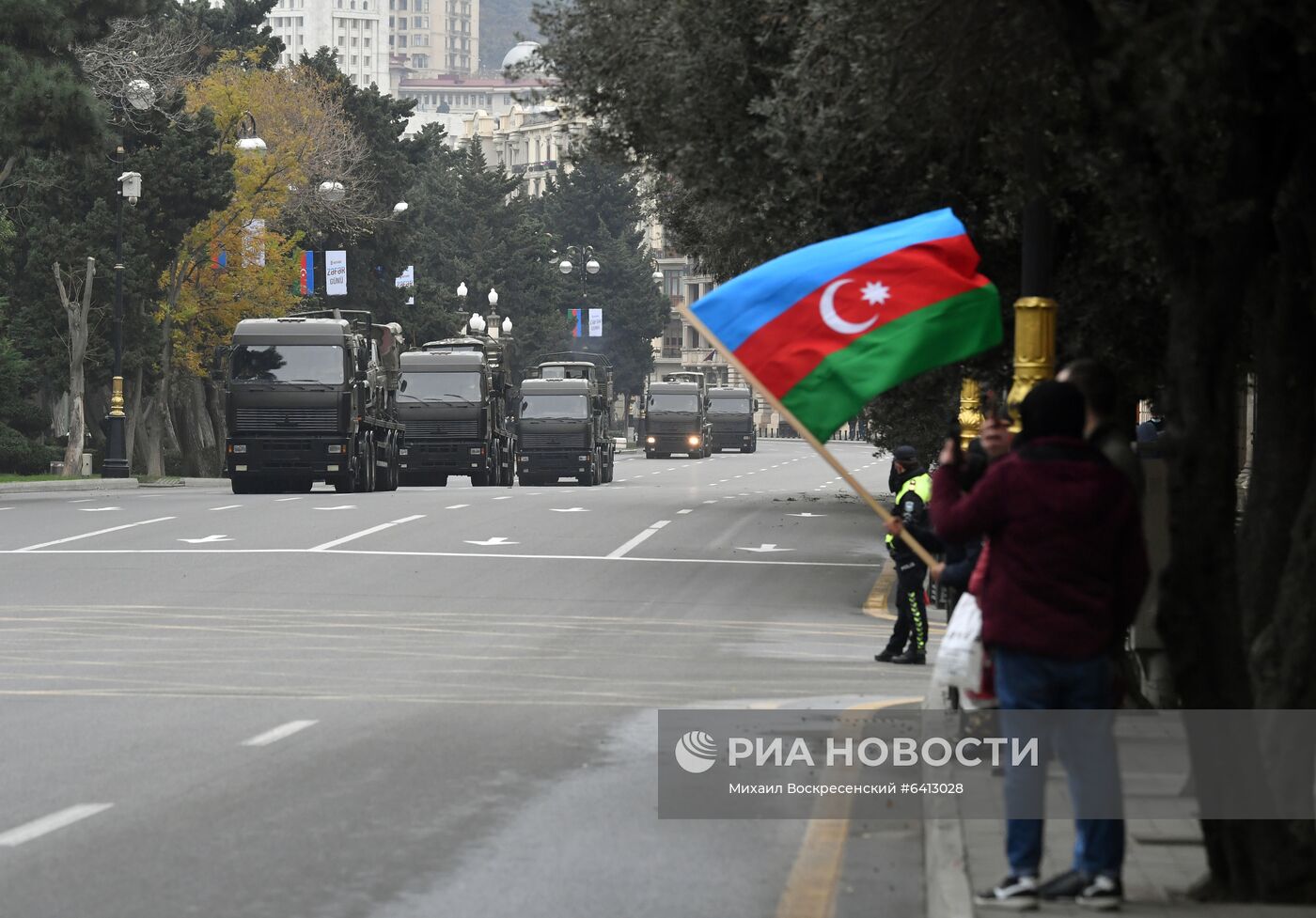 Репетиция военного парада в Баку