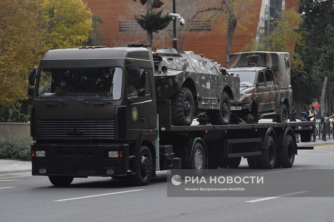 Репетиция военного парада в Баку