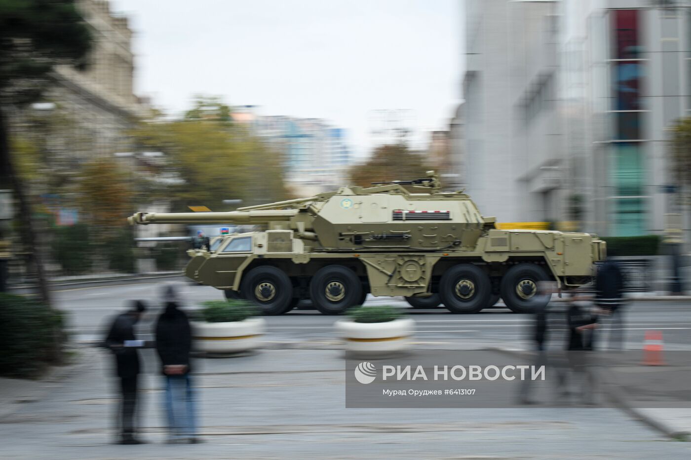 Репетиция военного парада в Баку