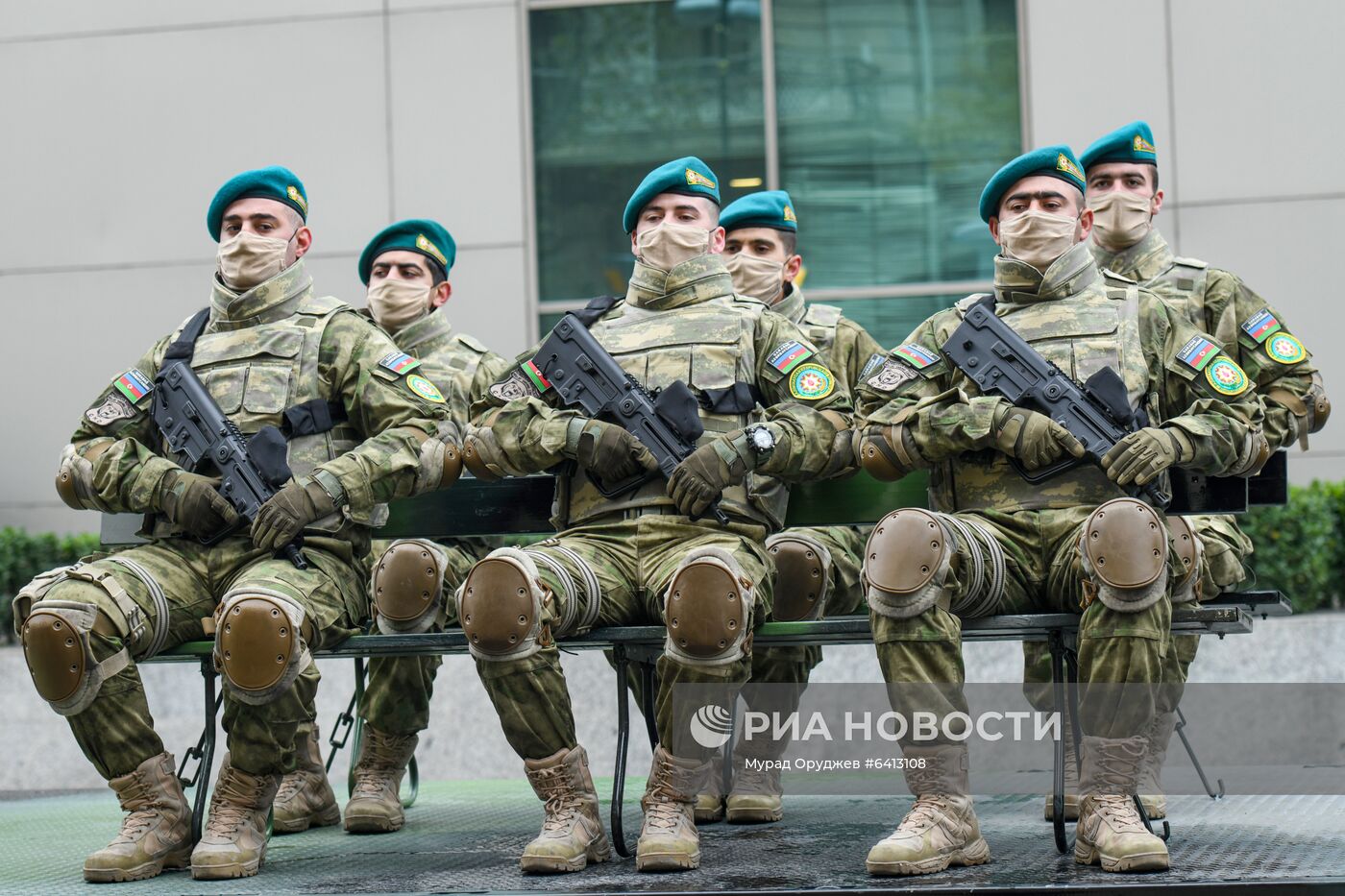 Репетиция военного парада в Баку