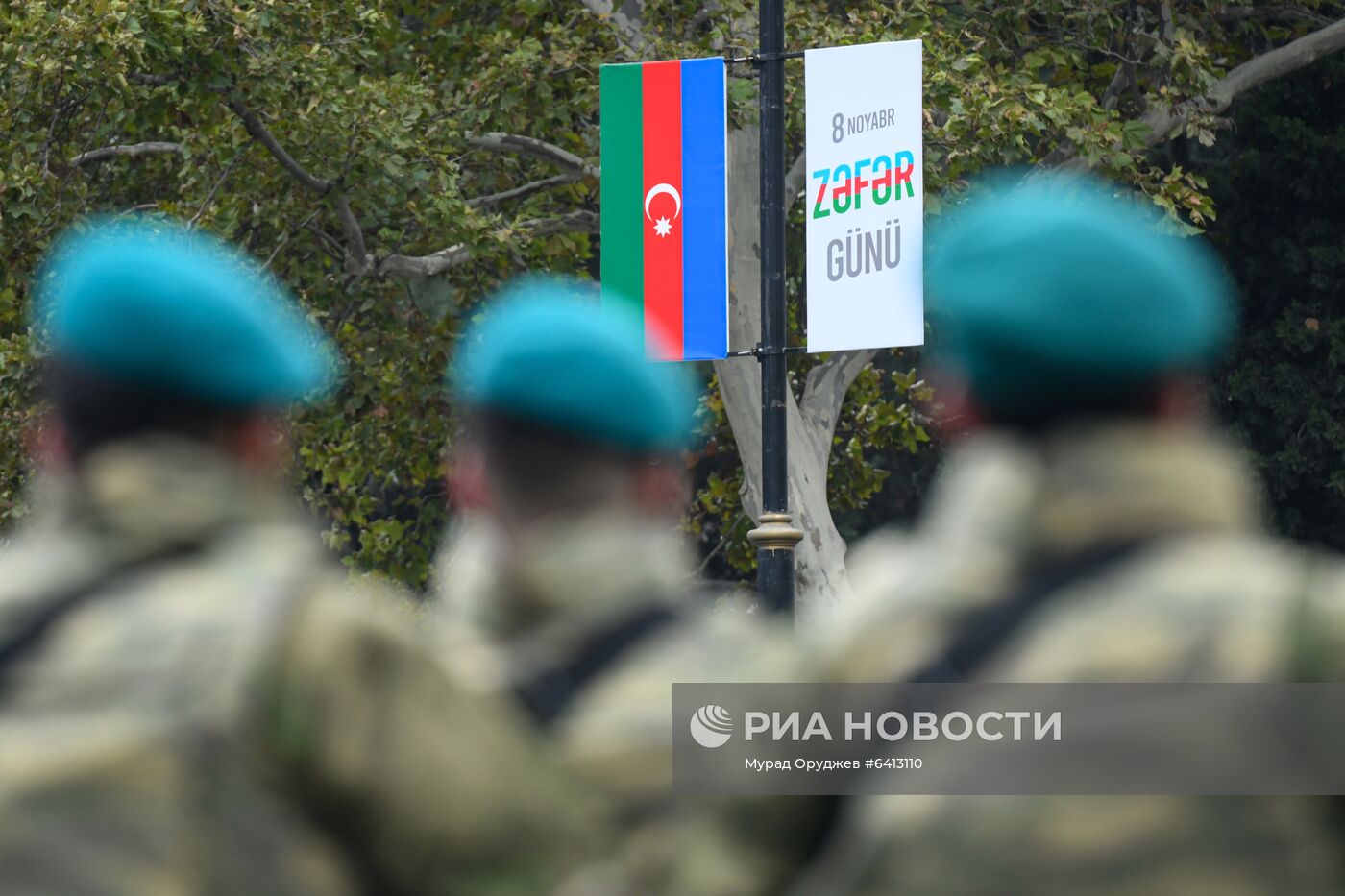 Репетиция военного парада в Баку