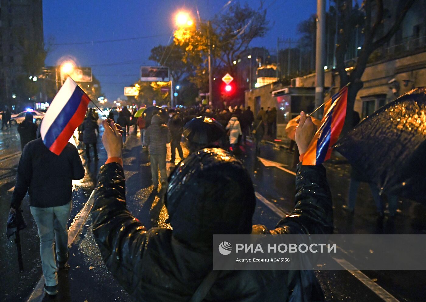 Акция протеста оппозиции в Ереване