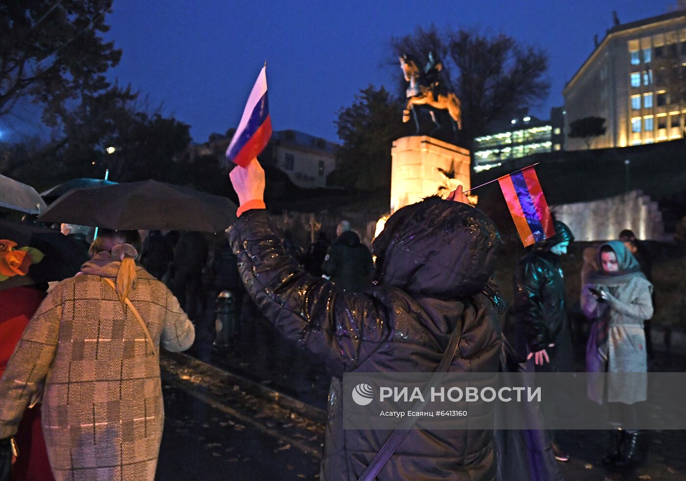 Акция протеста оппозиции в Ереване