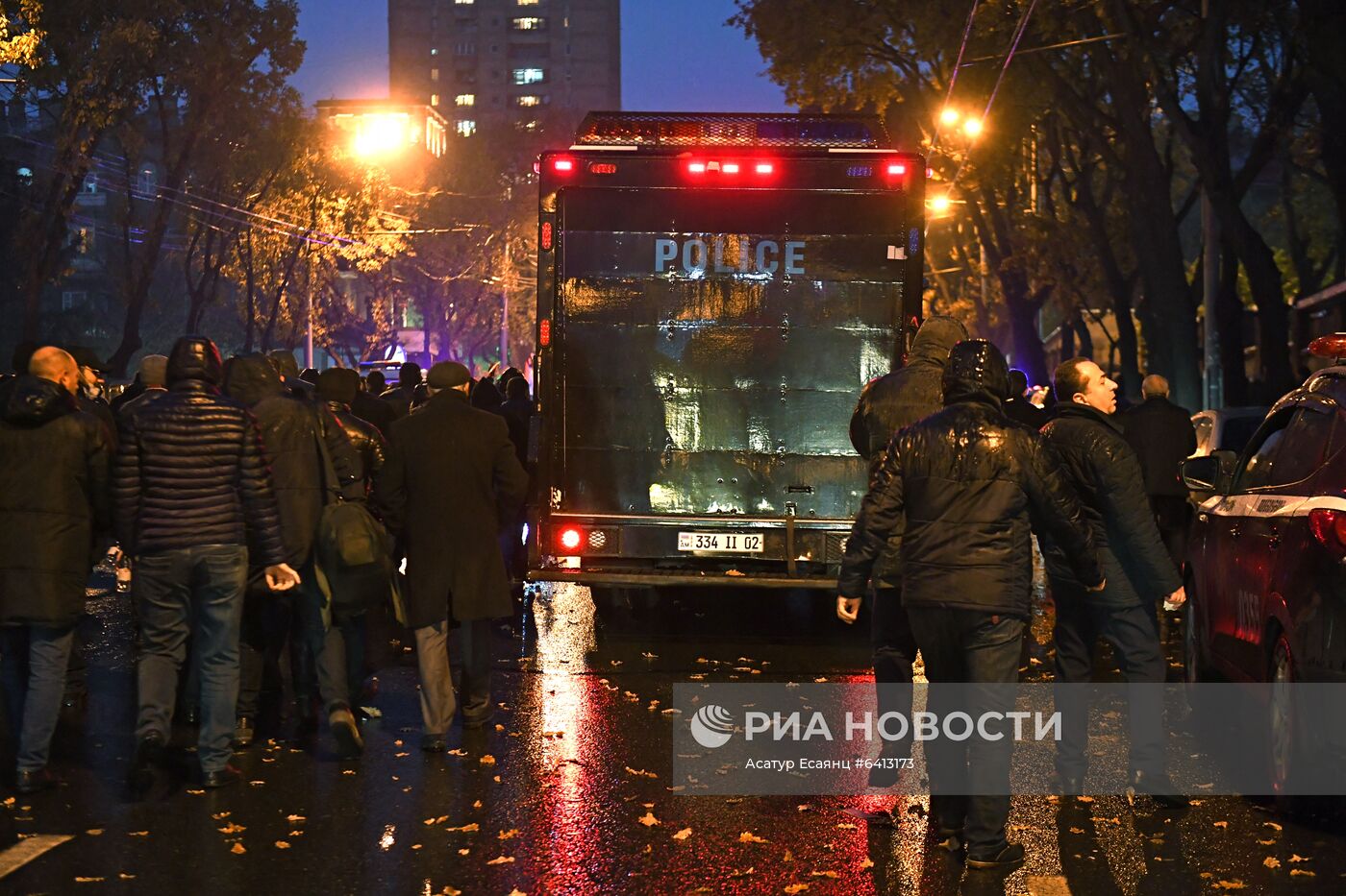 Акция протеста оппозиции в Ереване