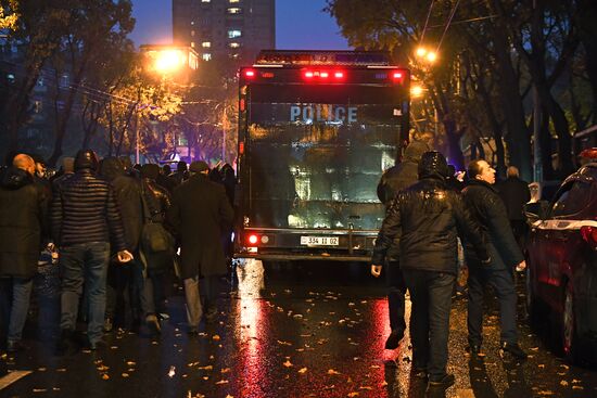 Акция протеста оппозиции в Ереване