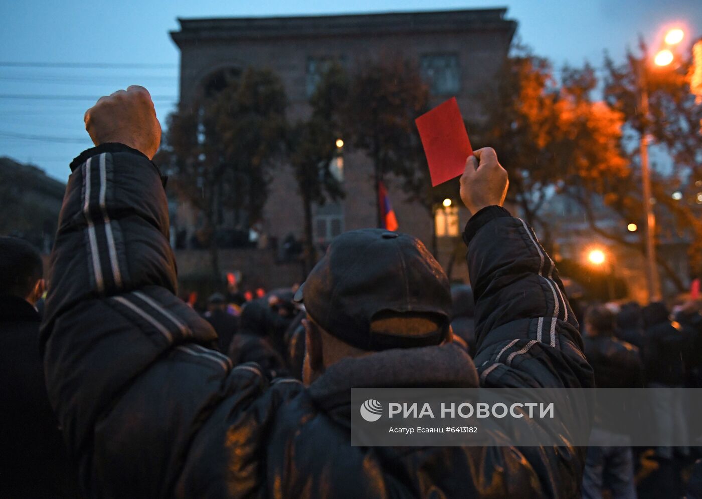 Акция протеста оппозиции в Ереване