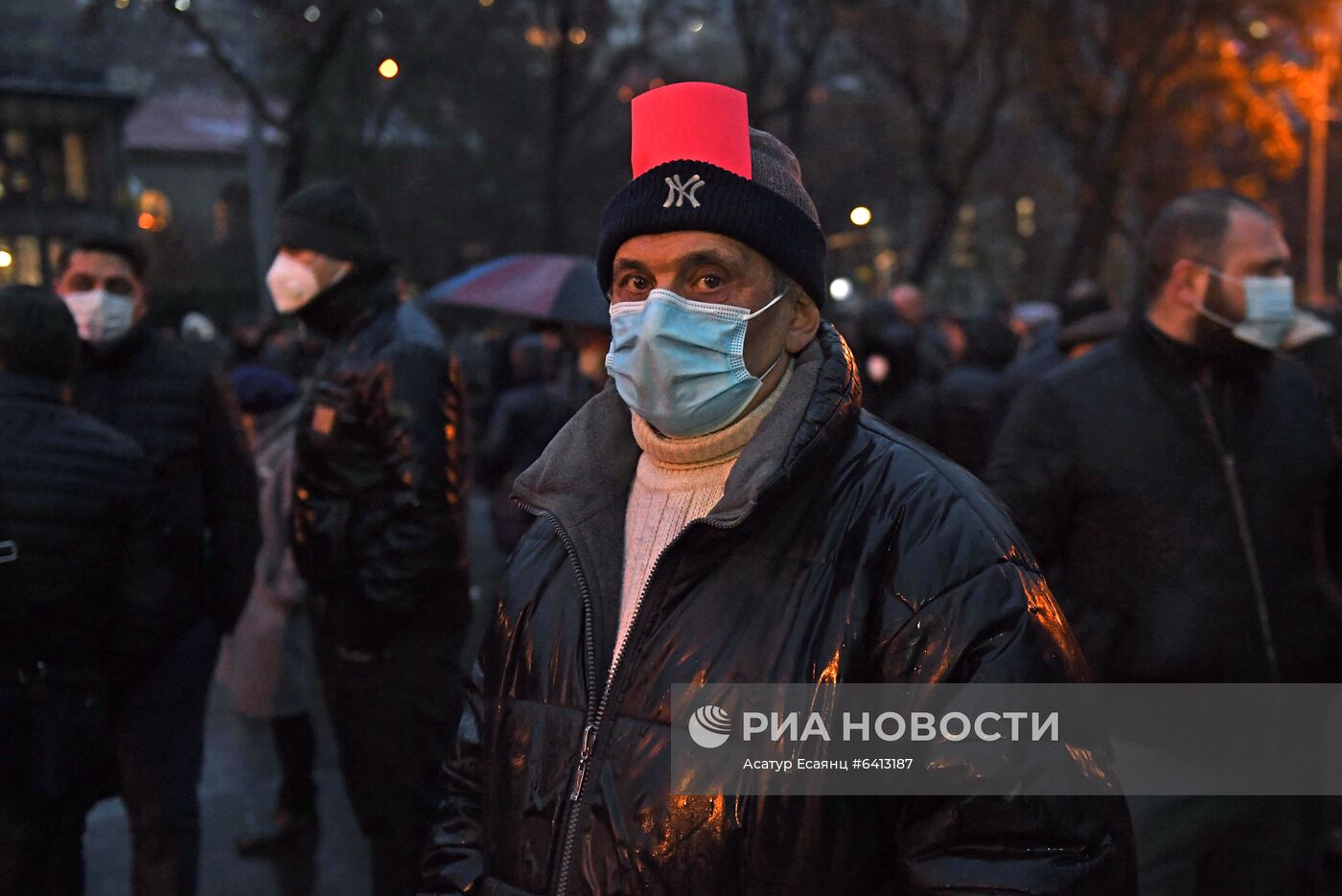 Акция протеста оппозиции в Ереване