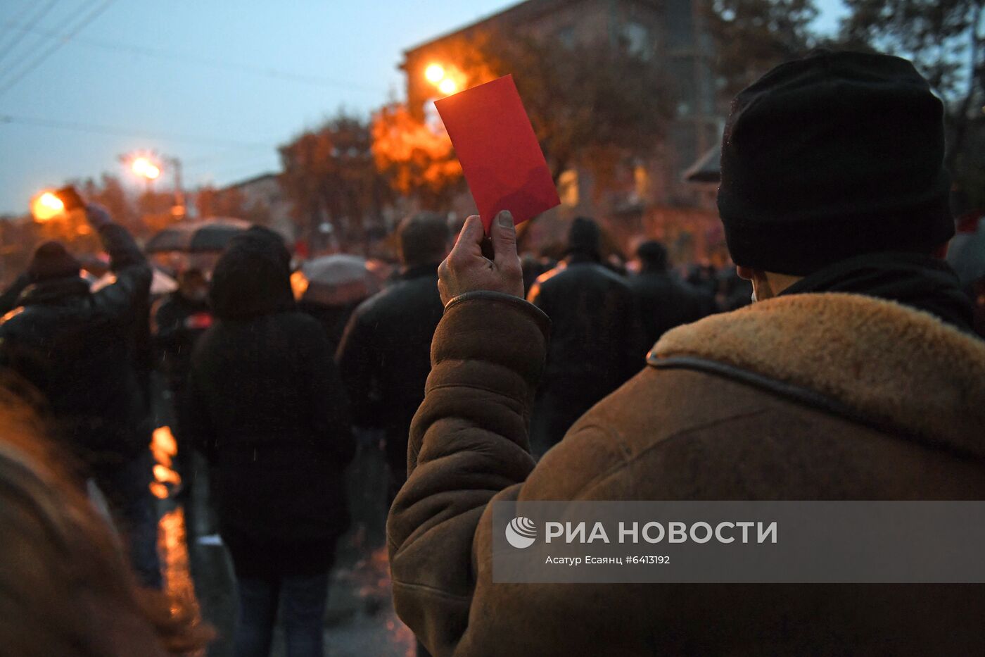 Акция протеста оппозиции в Ереване