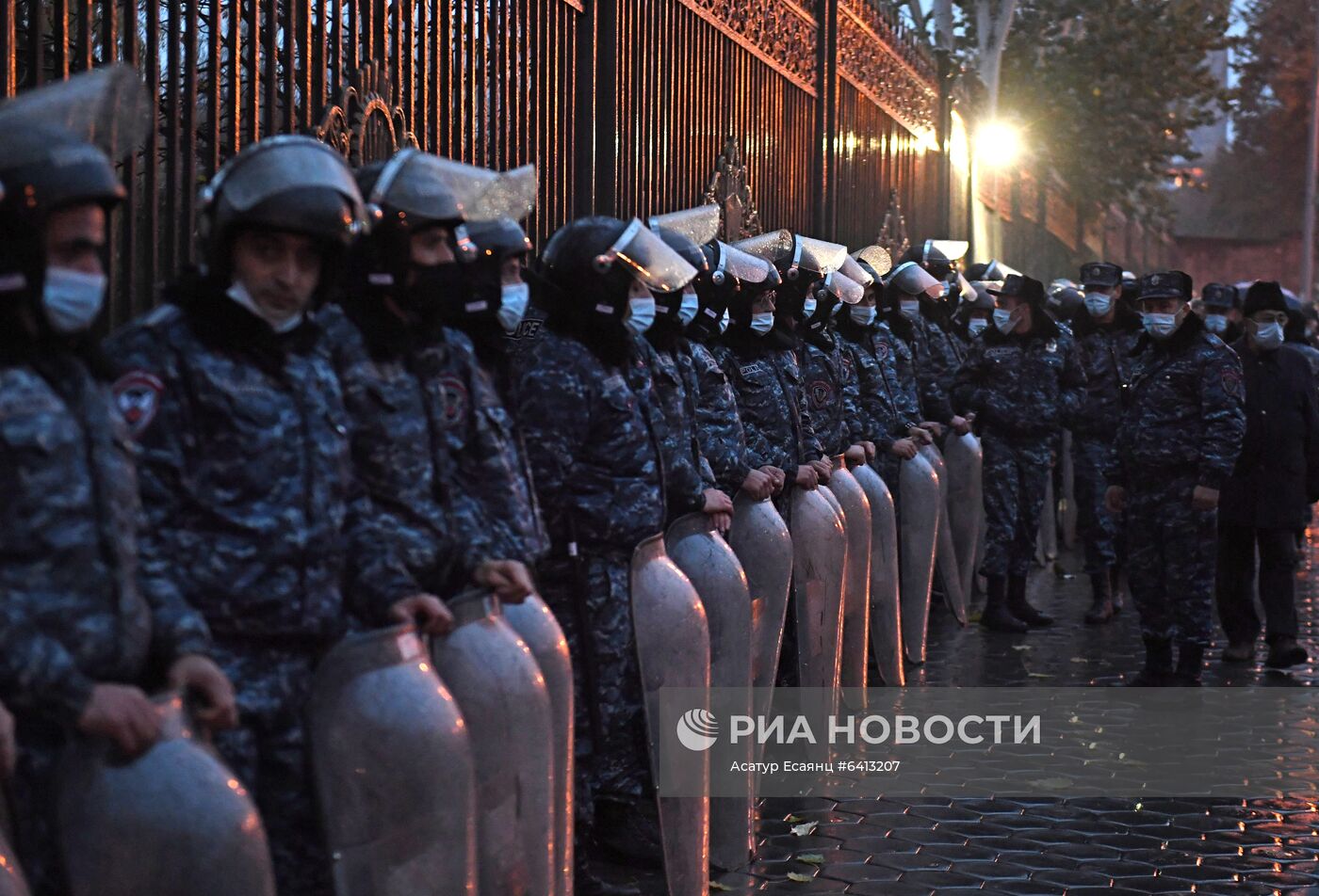 Акция протеста оппозиции в Ереване