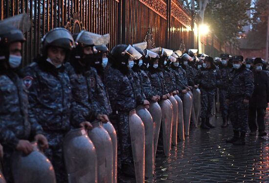 Акция протеста оппозиции в Ереване