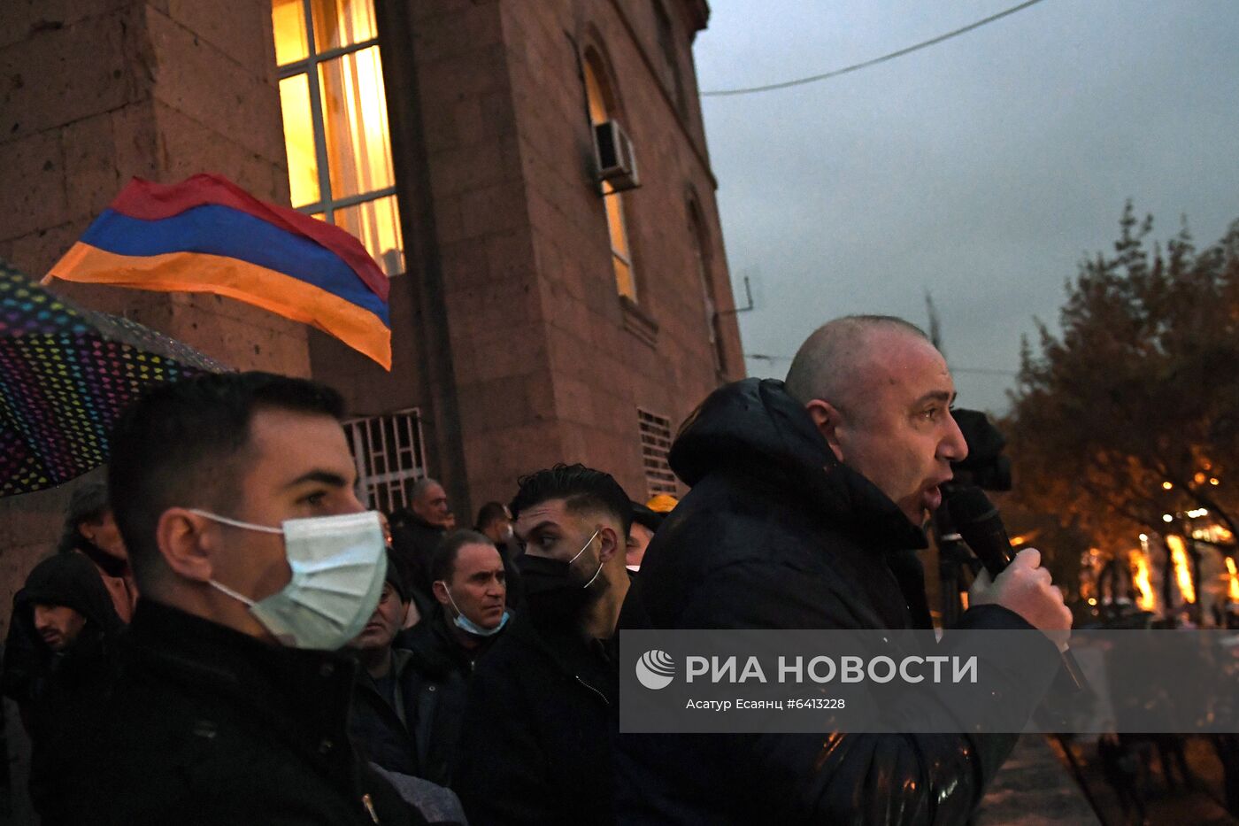 Акция протеста оппозиции в Ереване